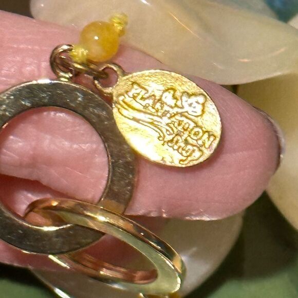 Beautiful Genuine Rutile Quartz Gemstone Necklace 14” - Picture 3 of 6